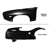 FE10-70L Front Fender for 1970 Barracuda - image 1
