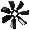 FN01-671 7-Blade Fan W/Curved Tips for 1969-1970 Chevy Camaro, Pontiac Firebird, Chevy Chevelle, Impala, Vehicles with A/C