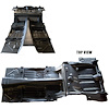 FP01-691T Complete Floor Pan & Trunk Floor For Mini Tubs for 1969 GM F-Body - image 1