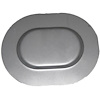 Floor Pan Drain Plug Cover Galvanized 61-77 All Gm Type 2 W/Cutout / 61-77 All Gm Floor Pan Drain Plug Cover Type 1 - image 1