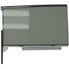 DOOR GLASS ASSY. LH TINTED HT. 55-57 CHEVY GLASS WITH TRACK AND FRAME ATTACHED - image 1