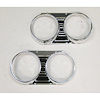 HL03-67P Head Light Bezel 1967 Chevy El Camino, Pair - image 1