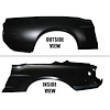 QP20-681ROE O.E. Quarter Panel w/Side Marker Indent 1968 Mustang Convertible - image 1