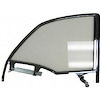 QW13-551R Quarter Window Frame 1955-1957 Chevy Convertible Lower Chrome With Clear Glass RH - image 1