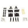 SB20-67BKS Bucket Seat Plastic Trims Mounting Kit 1967 Ford Mustang Deluxe/Shelby - image 1