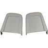 Bucket Seat Back Panels for 1967 Ford Mustang Deluxe, Shelby [Grey] - image 1