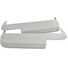 SB20-67LPGY Bucket Seat Lower Side Plastic Trims 1967 Ford Mustang Deluxe/Shelby Pair Grey - image 1