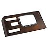 SH32-711PB for 1971-1981 Mercedes-Benz C107 Shifter Wood Cover W/ Hazard, Power Window (Burl Wood)