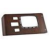 SH32-71PZ for 1971-1981 Mercedes-Benz R107 Shifter Wood Cover W/ Hazard & Power Window (Zebrano Wood)