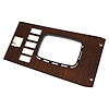 SH32-81PZ for 1981-1985 Mercedes-Benz R107 Shifter Wood Cover W/ Hazard, Power Window, Power Mirror, Heated Seat (Zebrano Wood)