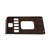 SH32-85PB for 1985-1989 Mercedes-Benz R107 Shifter Wood Cover W/ Hazard, Power Window, Heated Seat, Power Mirror (Burl Wood)