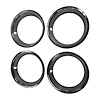 WL01-67T Rally Wheel Trim Ring 1962-1979 Chevy Nova, For 14X7 Wheel - image 1