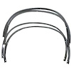 WL20-691S Wheel Well Molding Trim Set for 1969 Ford Mustang Fastback - image 1