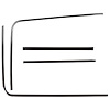 WM20-69S Rear Window Molding 1969-1970 Ford Mustang, 4-Piece Set, Fastback - image 1