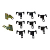 WS01-67C Lower Windshield Molding Clips for 1967-1969 GM F-Body Coupe, 1968-1972 Chevy Nova