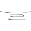 WS03-66FRP Windshield Reveal Molding Set for 1966-1977 GM A-Body 2-Door Hardtop - image 1