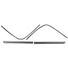 WS04-68S Rear Window Molding Set for 1968-1972 Oldsmobile Cutlass 2-Door (ex. Supreme Models) - image 1
