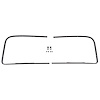 WS07-471S Inner Windshield Garnish Moulding Set for 1947-1953 Chevy C10 P/U Truck - image 1