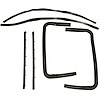 WS13-551VW Vent Window Weather Strip 1955-1957 Chevy Sedan Pair - image 1