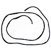 TRUNK WEATHER STRIP W/OUT CLIPS 55-56 CHEVY - image 1
