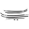 WS15-67M Front Windshield Molding Set for 1967-1972 Ford Trucks - image 1