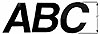 Vinyl Letter "A" Height: 5" - image 1
