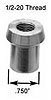 Threaded Tube End Thread: 1/2"-20 (Right Hand) - image 1
