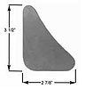 Large Gusset Solid - No Hole - image 1