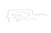 Plymouth Satellite Brake Line Kits Standard Drum - Right Front Routes Over Frame - 7-1/4 in Axle 1 P - image 1