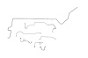 Plymouth Satellite Brake Line Kits Standard Drum - Right Front Routes Over Frame - 8-3/4 in Axle 1 P - image 1