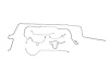 Plymouth Satellite Brake Line Kits Power Disc - Right Front Routes Under Frame - Left Ported Master - image 1