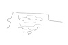 Plymouth Road Runner Brake Line Kits Power Disc - Right Front Routes Over Frame - 8-3/4 in Axle - Ri - image 1