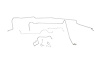 Dodge Coronet Brake Line Kits Power Disc - 8-3/4 in and Dana Axle -1974 - image 1