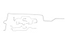 Plymouth Satellite Brake Line Kits Standard Disc - Right Front Routes Over Frame - Dana Axle - With - image 1