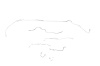 Chevrolet Camaro Brake Line Kit Standard Drum -Mono Leaf Spring 1 Pc. Front to Rear -1967