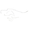 Chevrolet Camaro Brake Line Kit 4 Wheel Power Disc JL8 1 Pc. Front to Rear -1969 - image 1