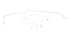 Pontiac Trans Am Brake Line Kit Power Disc -1971 1972 1973 1974 - image 1