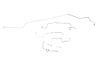 Pontiac Trans Am Brake Line Kit Power Disc - Rear Drum -1984 1985 1986 - image 1