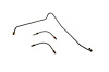 Chevrolet El Camino Carburetor Fuel Line -1966 1967 1968 - image 1