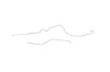 Chevrolet Camaro Fuel Supply Line -1975 1976 1977 1978 1979 1980 1981 - image 1