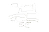 Cadillac Coupe Deville Hydraulic Window Lines 8 Pc. -1953 - image 1