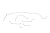 Chevrolet Malibu Brake Line Kits Hardtop - Power Drum -1964 1965 - image 1