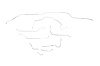 Complete Brake Line Kit for 1970 Chevrolet Chevelle  w/Hardtop & Power Disc Brakes [Stainless Steel] - image 1