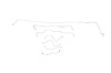 Mercury Cougar Brake Line Kits Power Drum - 9 in Axle - 31 Spline -1968 1969 - image 1
