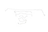 Mercury Cougar Brake Line Kits Power Drum - 9 in Axle - 31 Spline -1968 1969 - image 1