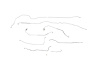 Chevy / GMC Pick Up Brake Line Kits 2WD Short Bed - Power Disc -1976 1977 1978 1979 1980 - image 1