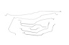 Chevy / GMC Pick Up Brake Line Kits W/ Rubber Hoses 2WD Extended Cab Short Bed -1999 2000 2001 - image 1