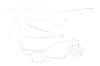 Chevy / GMC Pick Up Brake Line Kits W/ Stainless Braided Hoses 2WD Extended Cab Short Bed -1999 2000 - image 1
