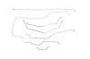 Chevy / GMC Pick Up Brake Line Kits W/ Rubber Hoses 2WD Regular Cab Long Bed -1999 2000 - image 1