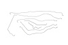 Chevy / GMC Pick Up Brake Line Kits W/ Rubber Hoses 4WD Regular Cab Long Bed -2001 2002 - image 1